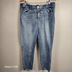 Democracy‎ Ab Solution Jeans Size 14 Light Wash Stretch Skinny Denim Jeggings